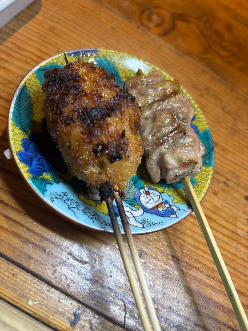 比内地鶏焼鳥2種