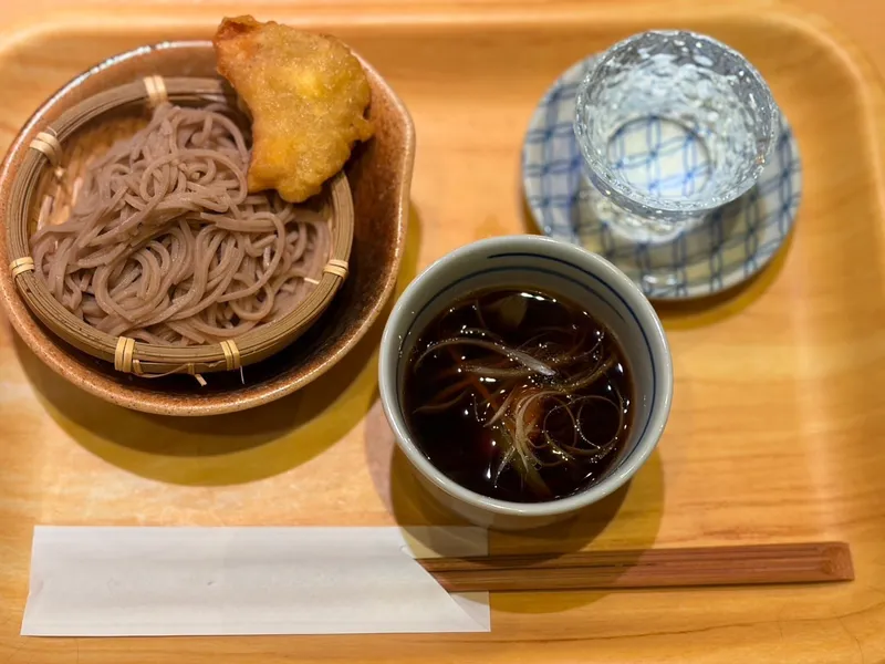 河内鴨つけ蕎麦とり天付き