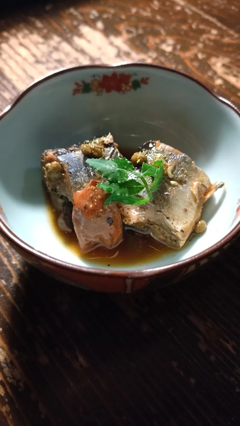 サンマの梅山椒煮