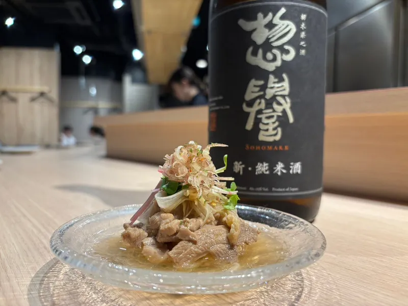 ひねぽん(親鶏)香味野菜添え